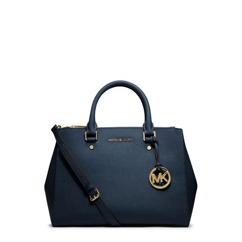 michael kors sutton small saffiano leather satchel in pale blue|Michael Kors marilyn medium saffiano.